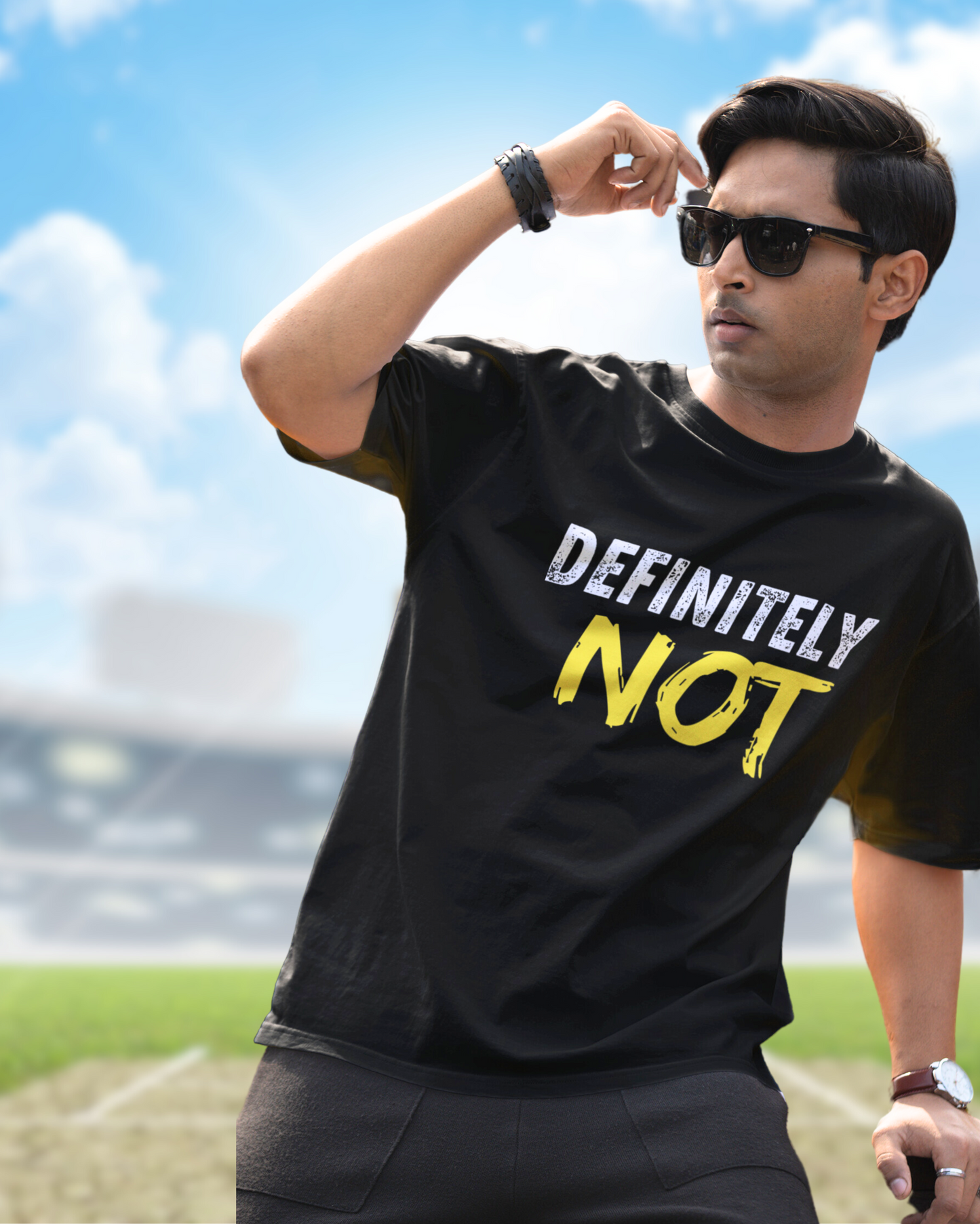 Definitely Not | Vibeify Unisex Premium Oversized T-Shirt