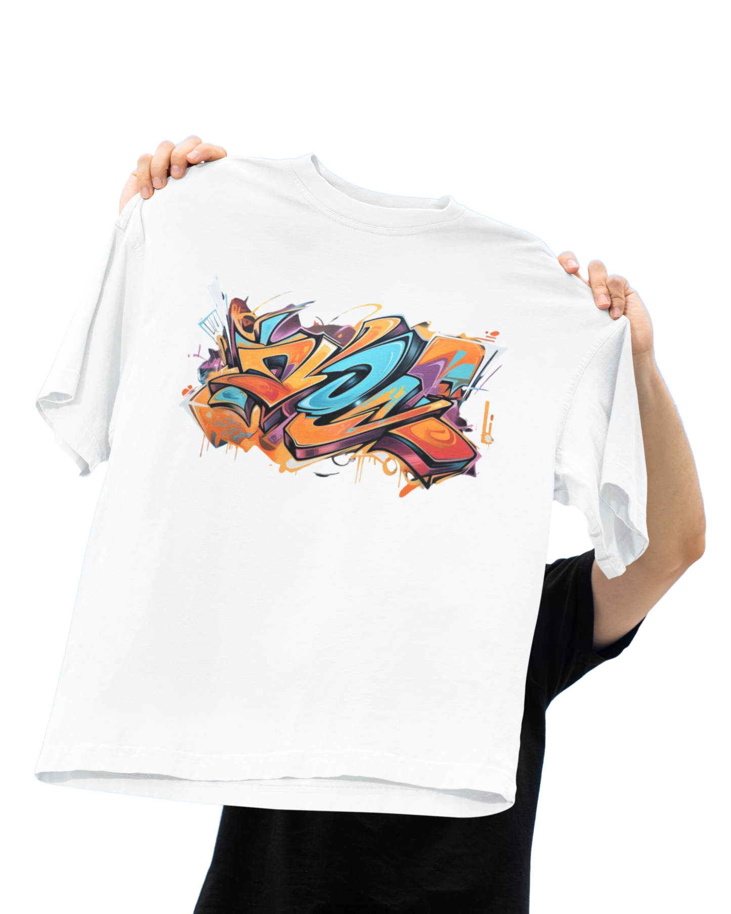Premium Graffiti Oversized T-Shirt – Urban Vibe Edition