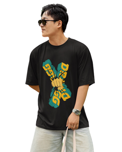 Premium Unisex Oversized T-Shirt – DRAAGG 3D Graphic Edition