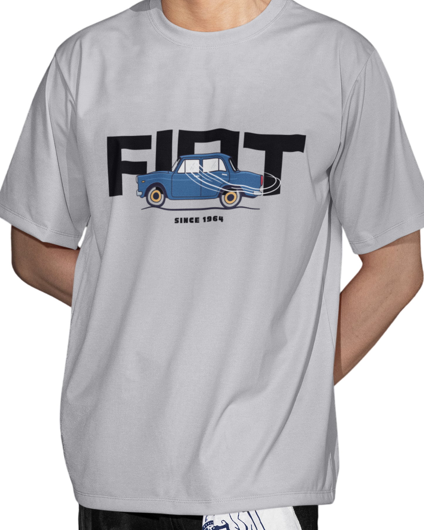 Vintage Fiat Premier Padmini  - Vibeify® Oversized Unisex T-shirt
